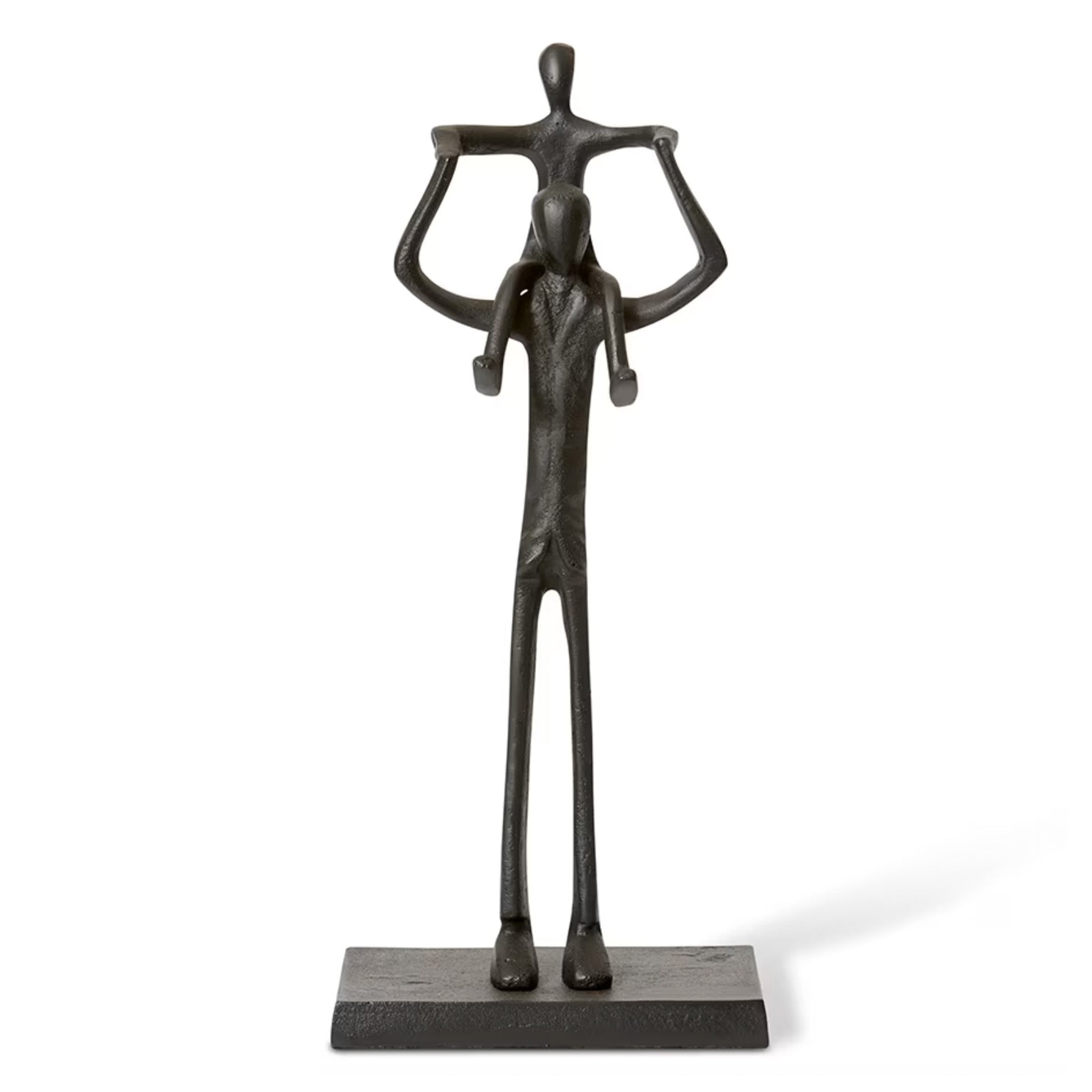 Father and Son Sculpture | Black