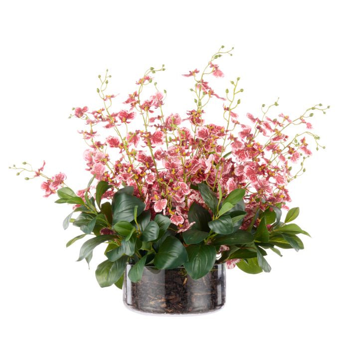 Dancing Orchid Madelyn Bowl Burgundy | Small
