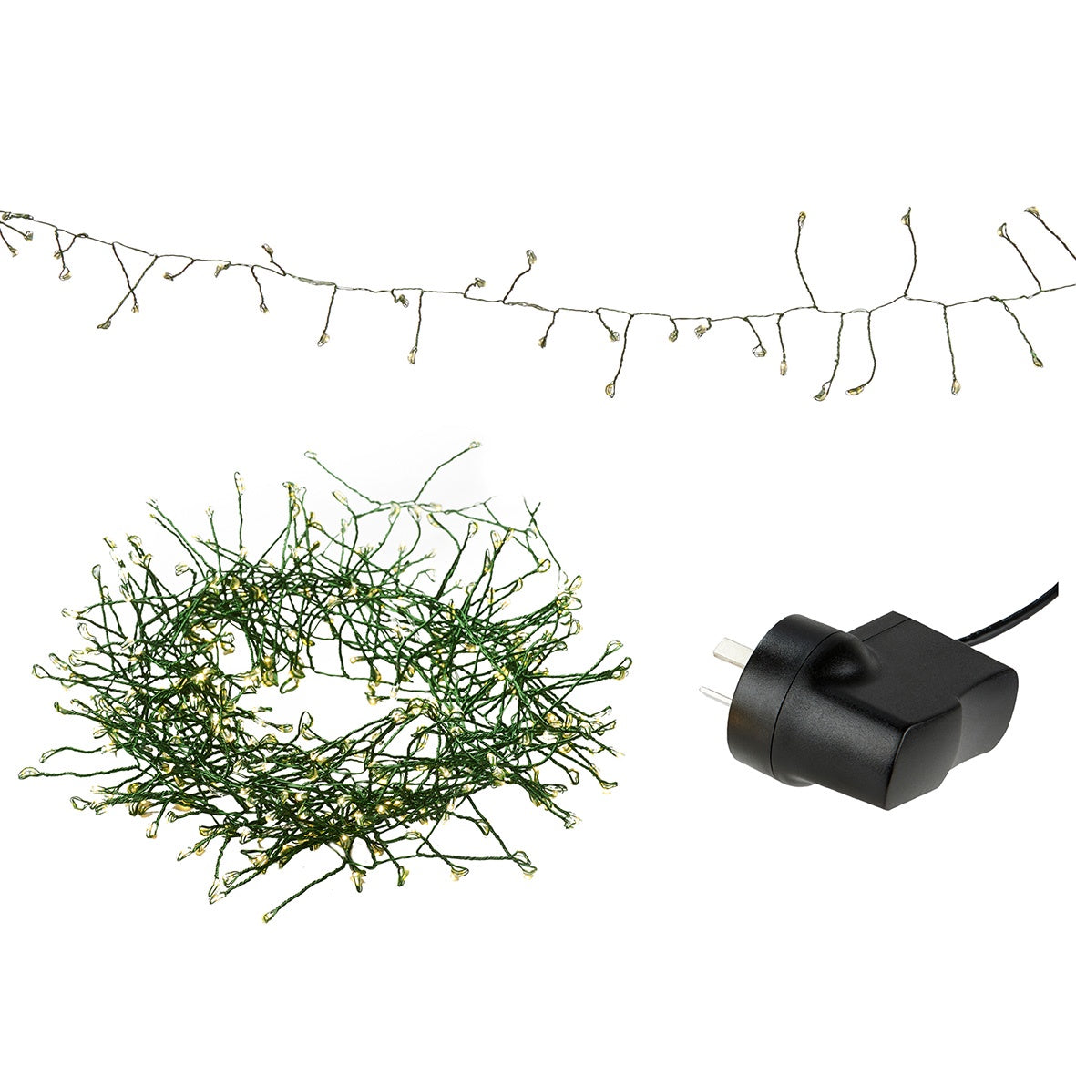 10m Deluxe Lustre Light | Green