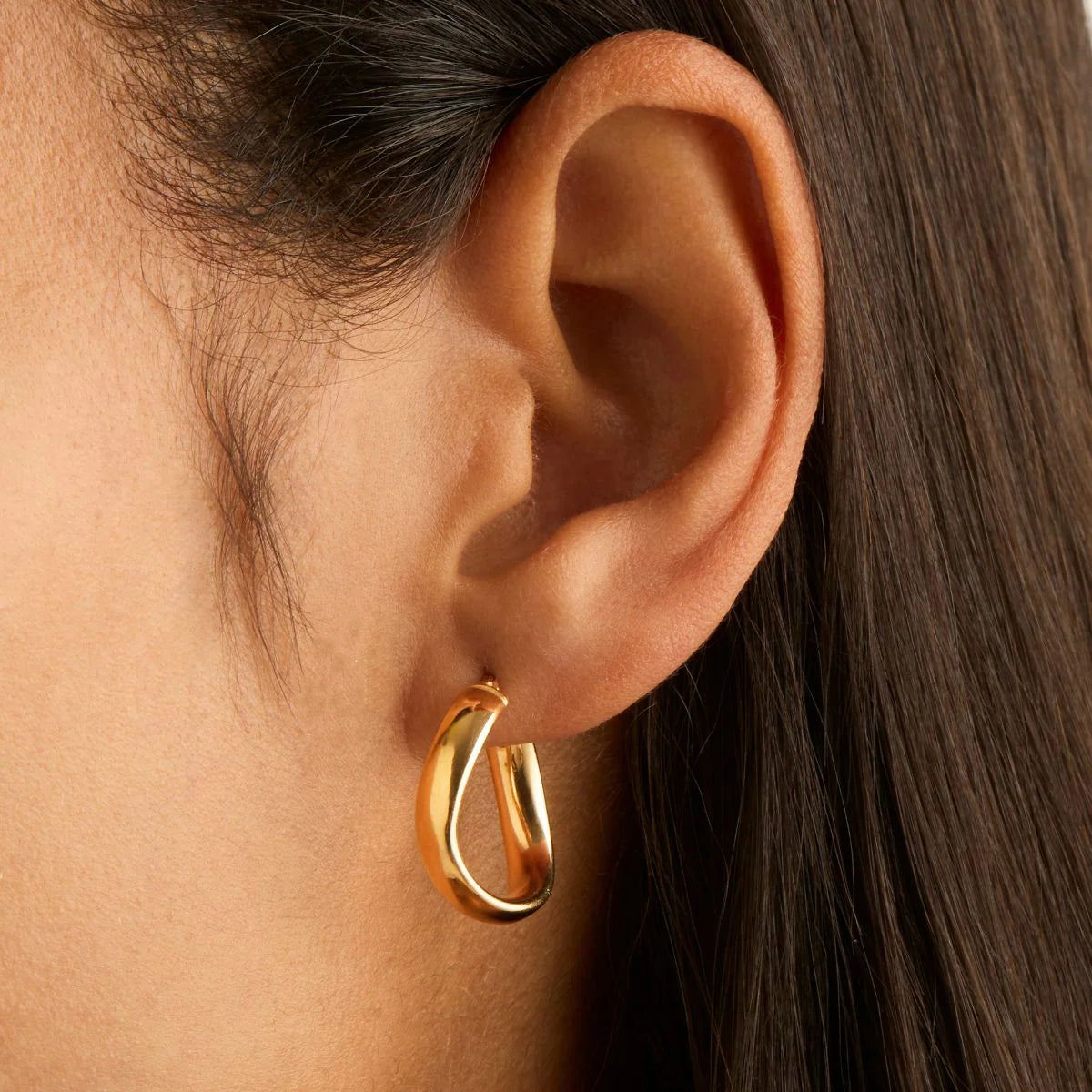 Eddy Hoop Earring | Gold