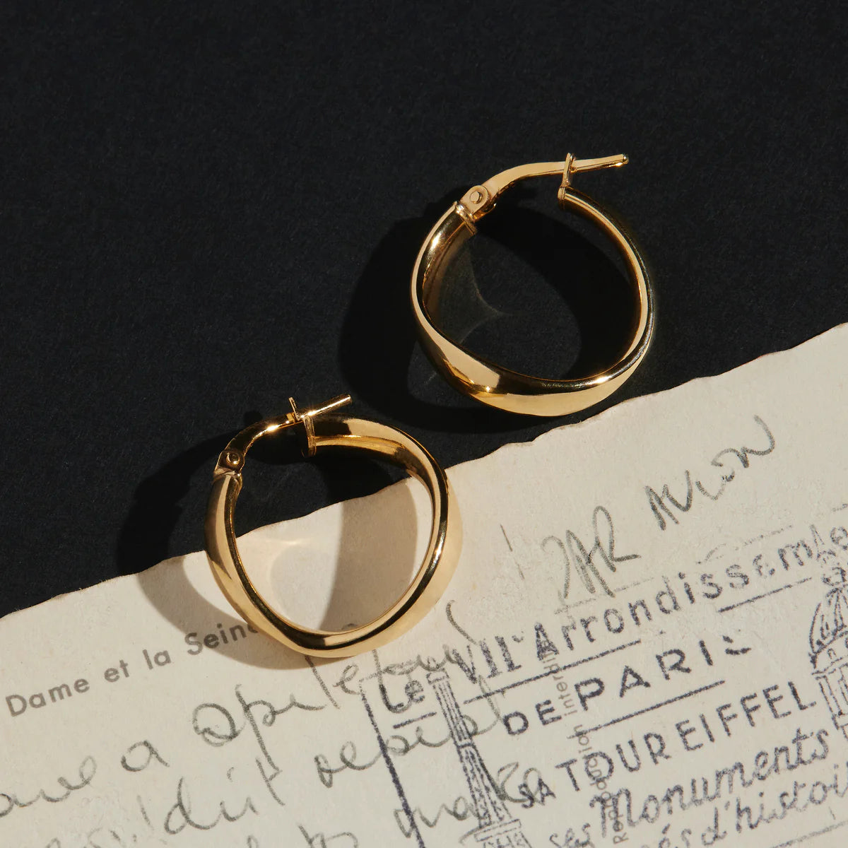 Eddy Hoop Earring | Gold
