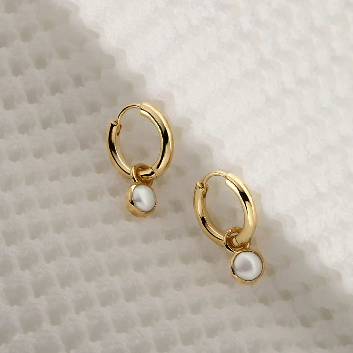 Heavenly Pearl Earring | Gold