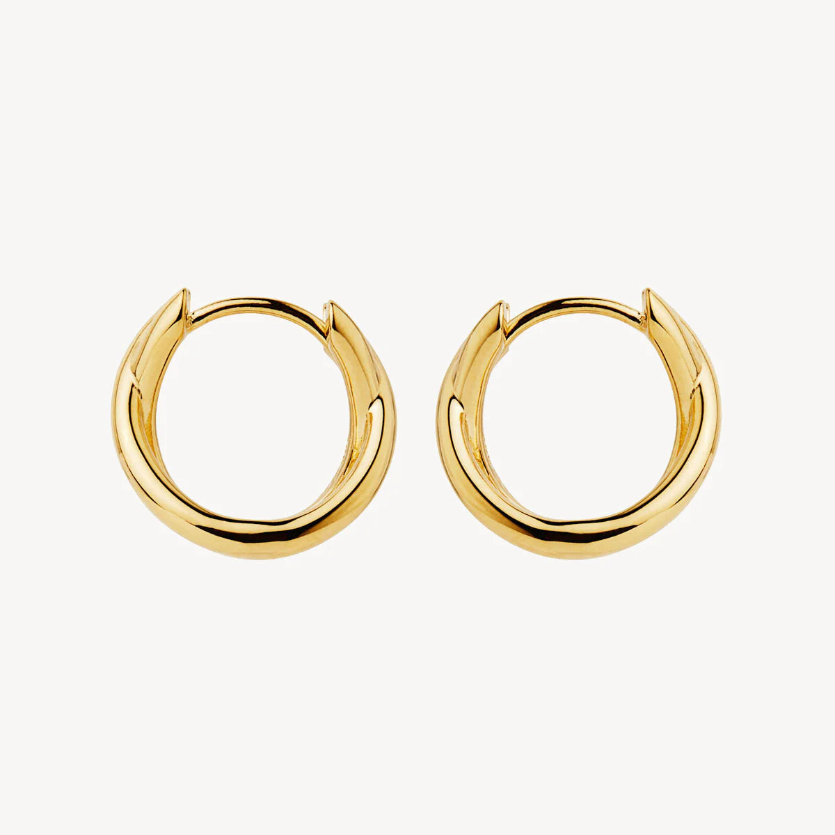 Moonkiss Huggie Earrings | Gold