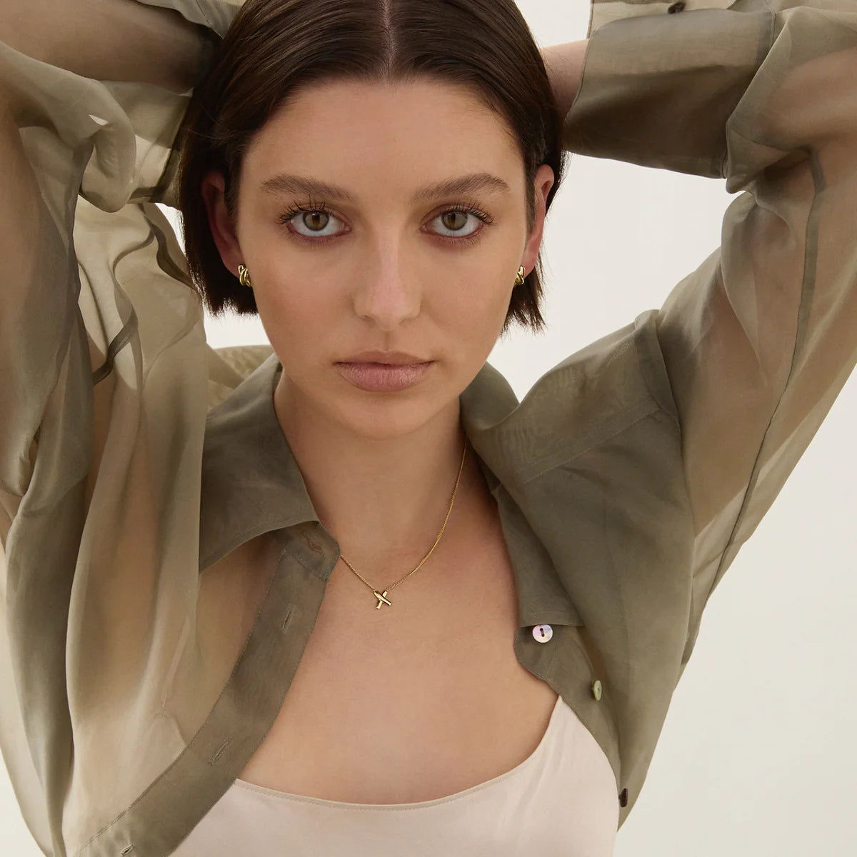 Bisous Studs | Gold