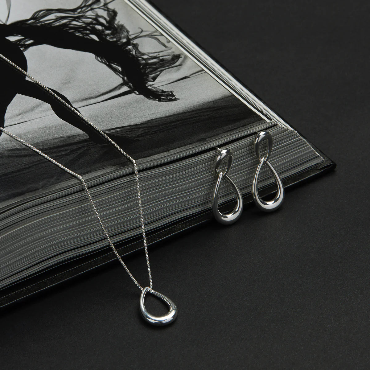 Vivante Drops (Grande) | Large | Silver