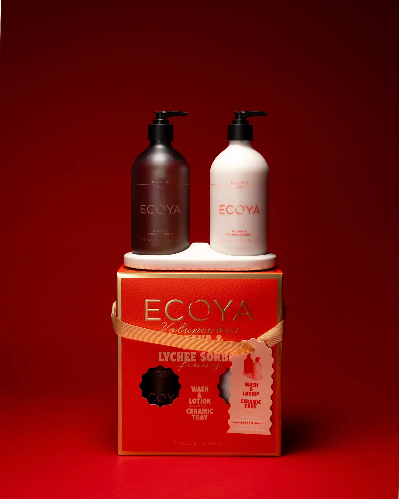 Guava & Lychee Sorbet Bathroom Gift Set
