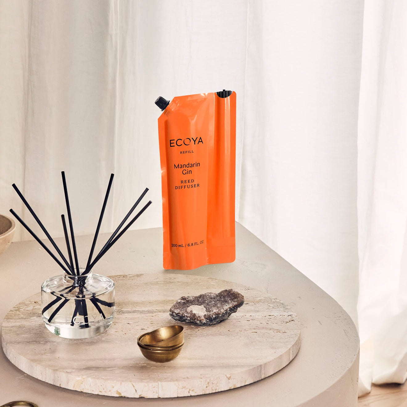 ECOYA Mandarin Gin Diffuser Refill Lifestyle