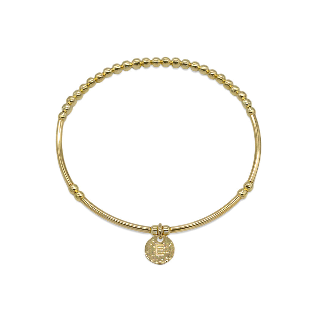 A-Z Initial Gold Plated Bracelet