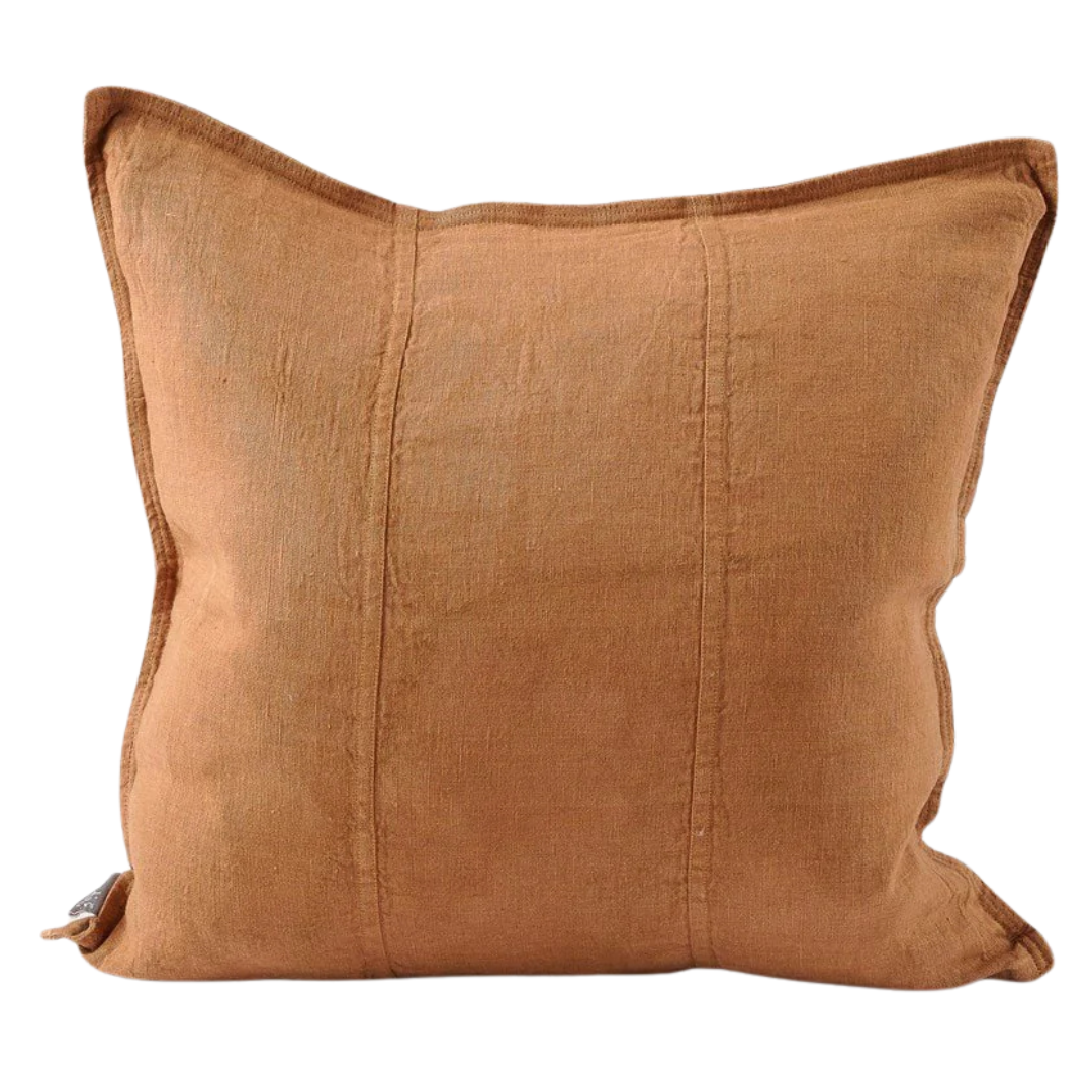 Luca Linen Cushion | Nutmeg