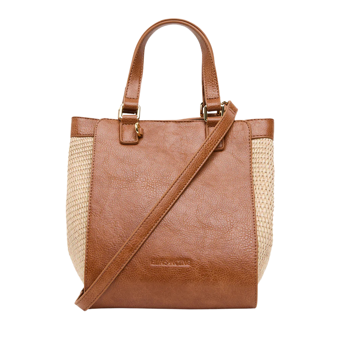 Carnegie Tote | Tan /Natural Weave