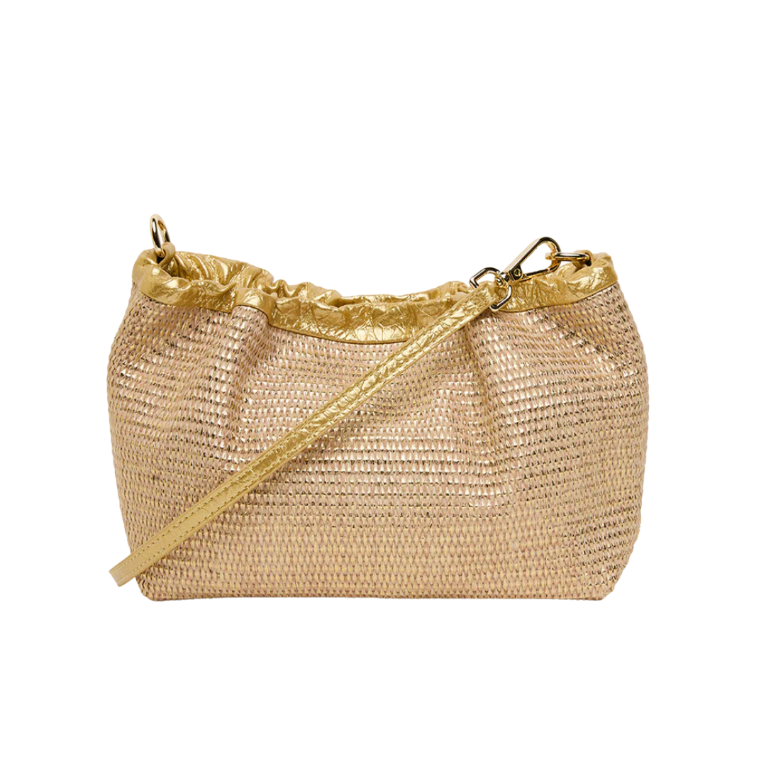 Monty Xbody Bag | Gold Weave