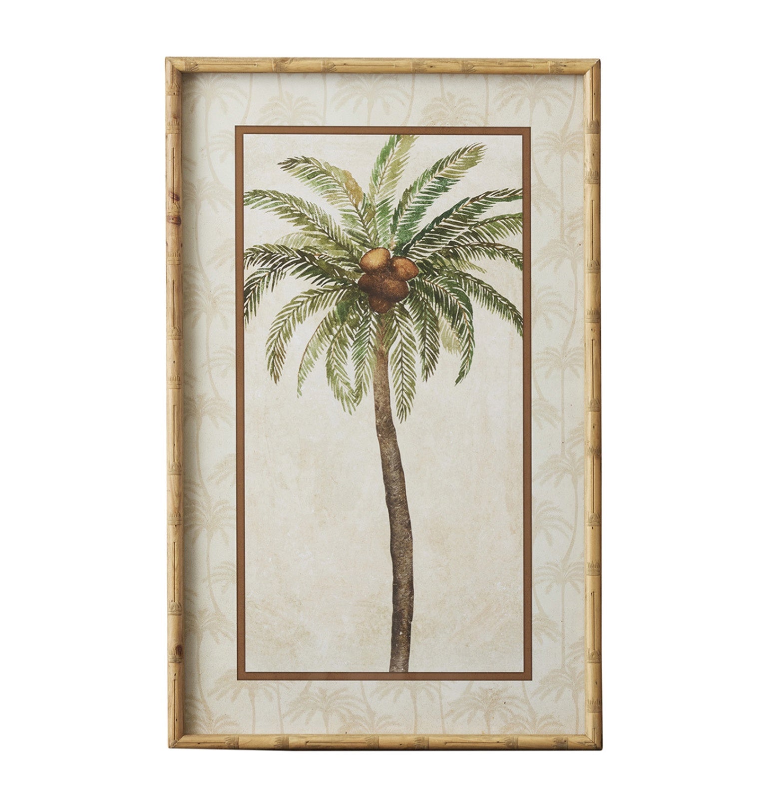 Baja Frame Glass Print I