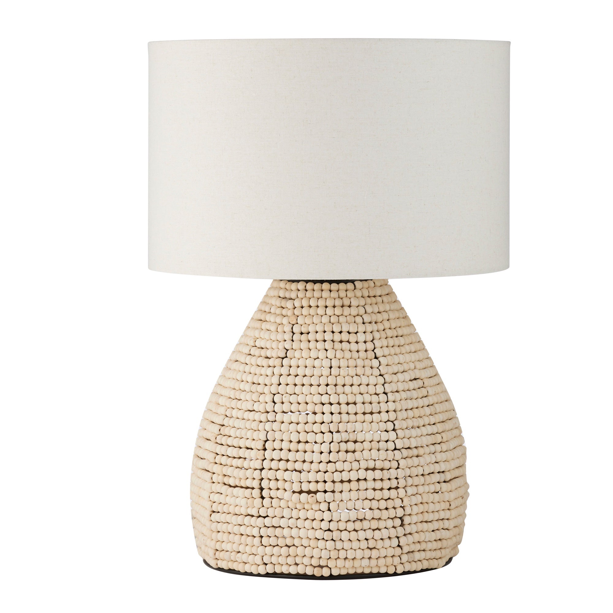 Perine Wood Bead Table Lamp