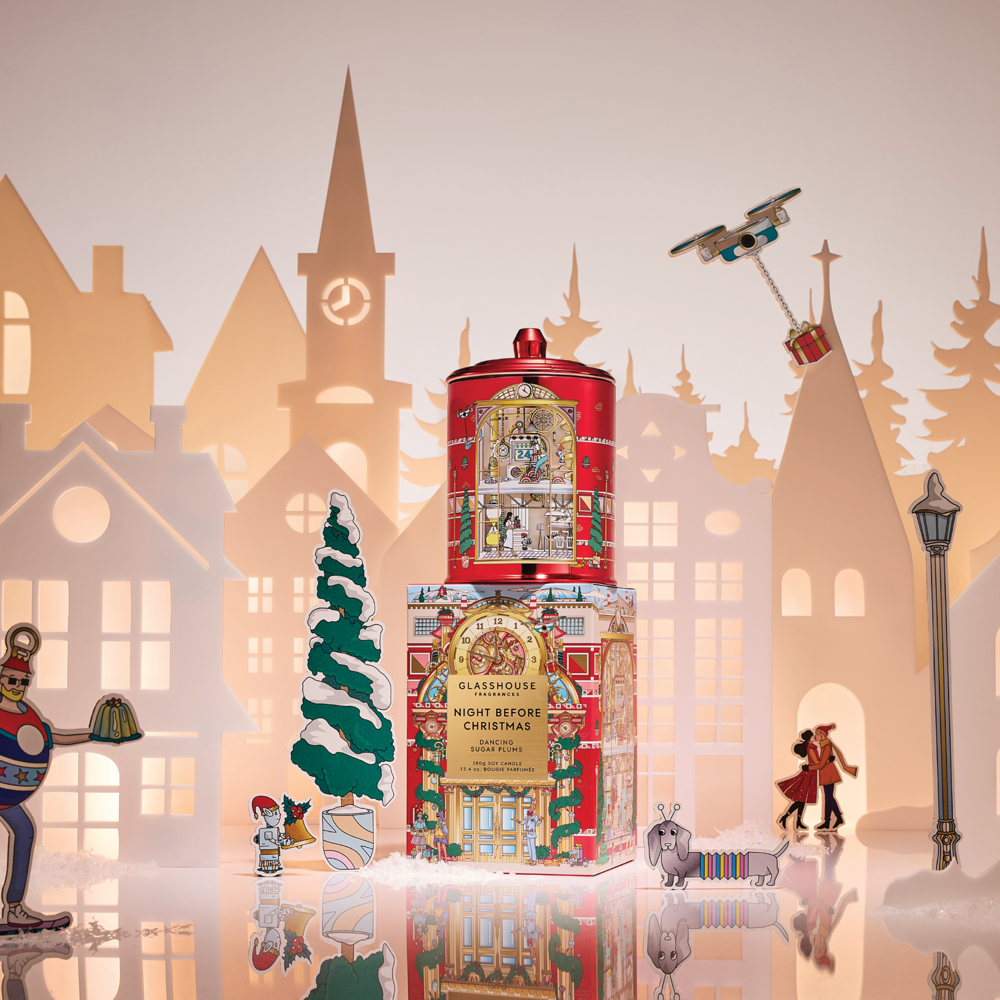 Night Before Christmas 380g Candle