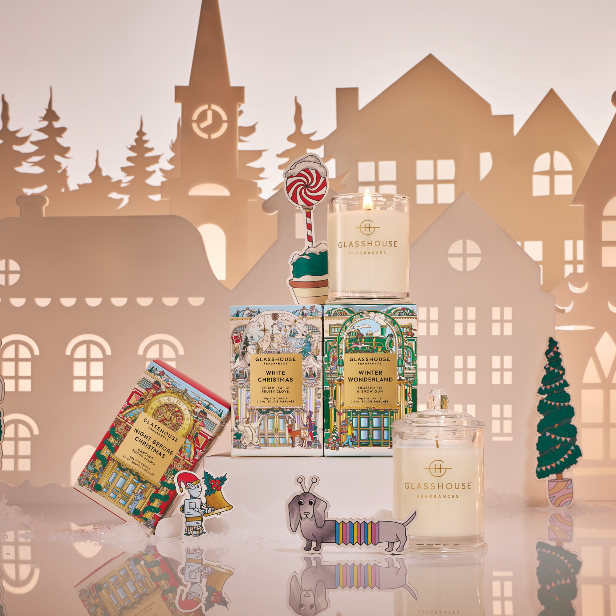 Christmas Trio | Winter Wonderland, Night Before Christmas, White Christmas 60g Candle