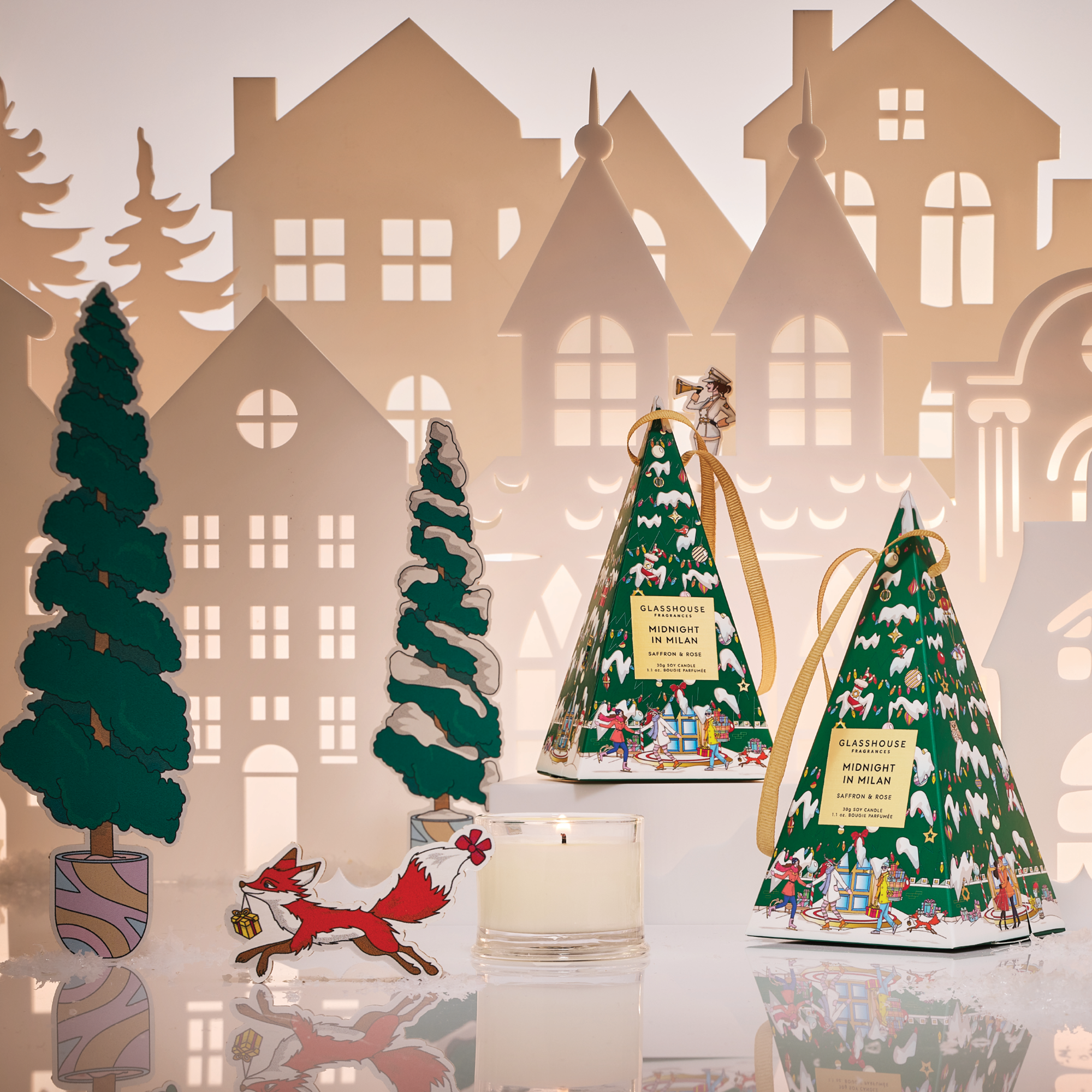 Midnight in Milan Christmas 30g Bauble Candle