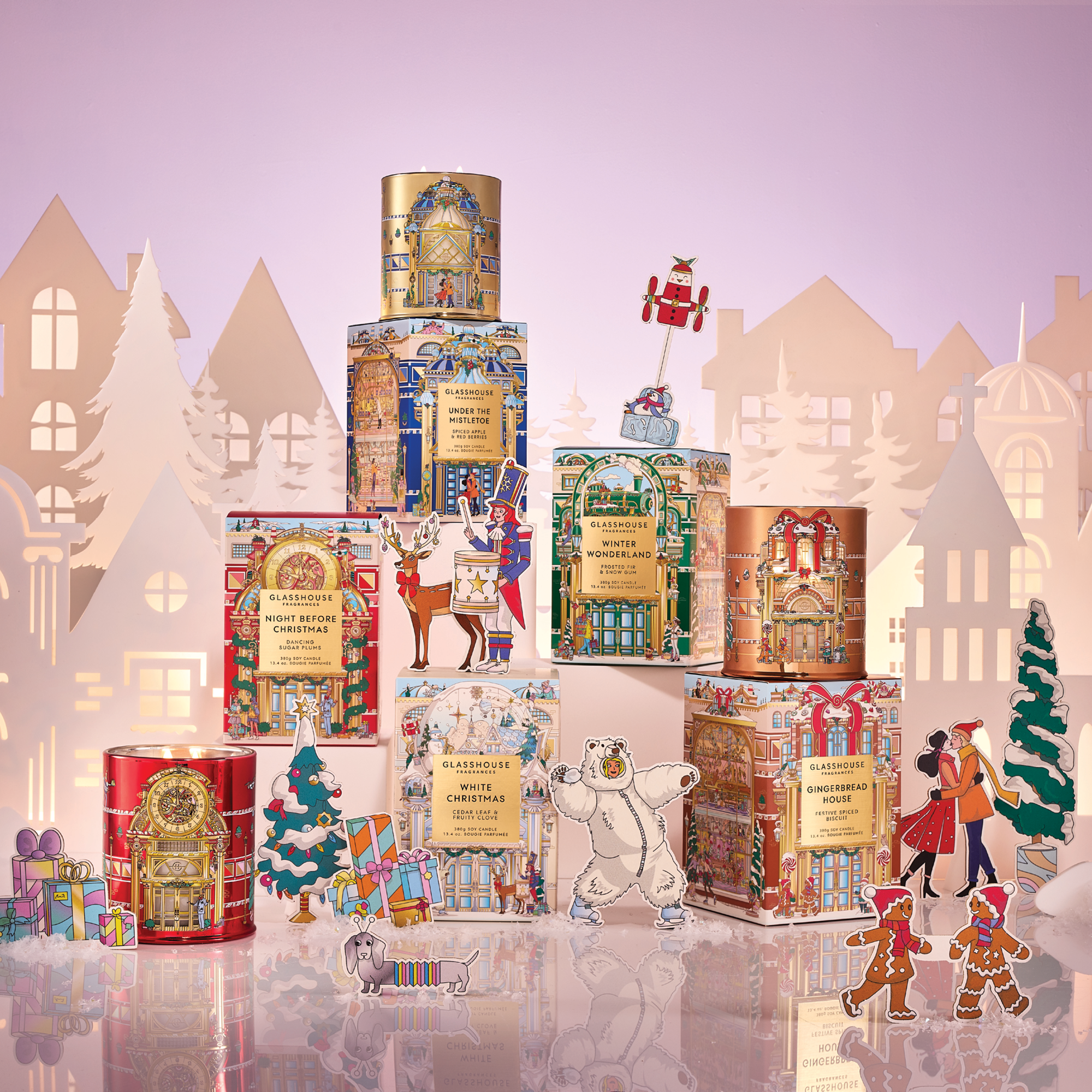 Gingerbread House 380g Candle