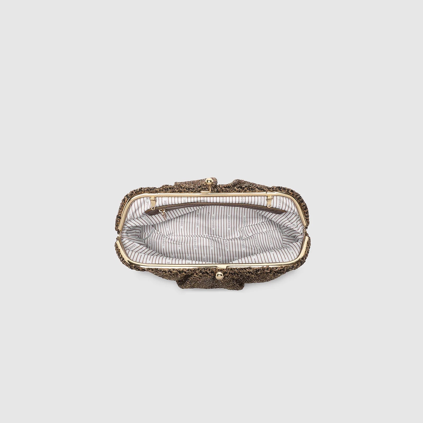 Goldie Clutch | Raffia Chocolate