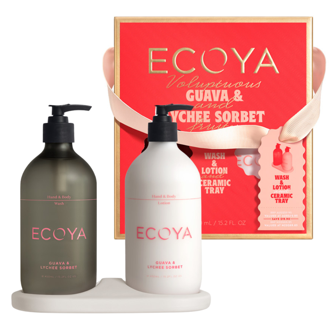 Guava & Lychee Sorbet Bathroom Gift Set