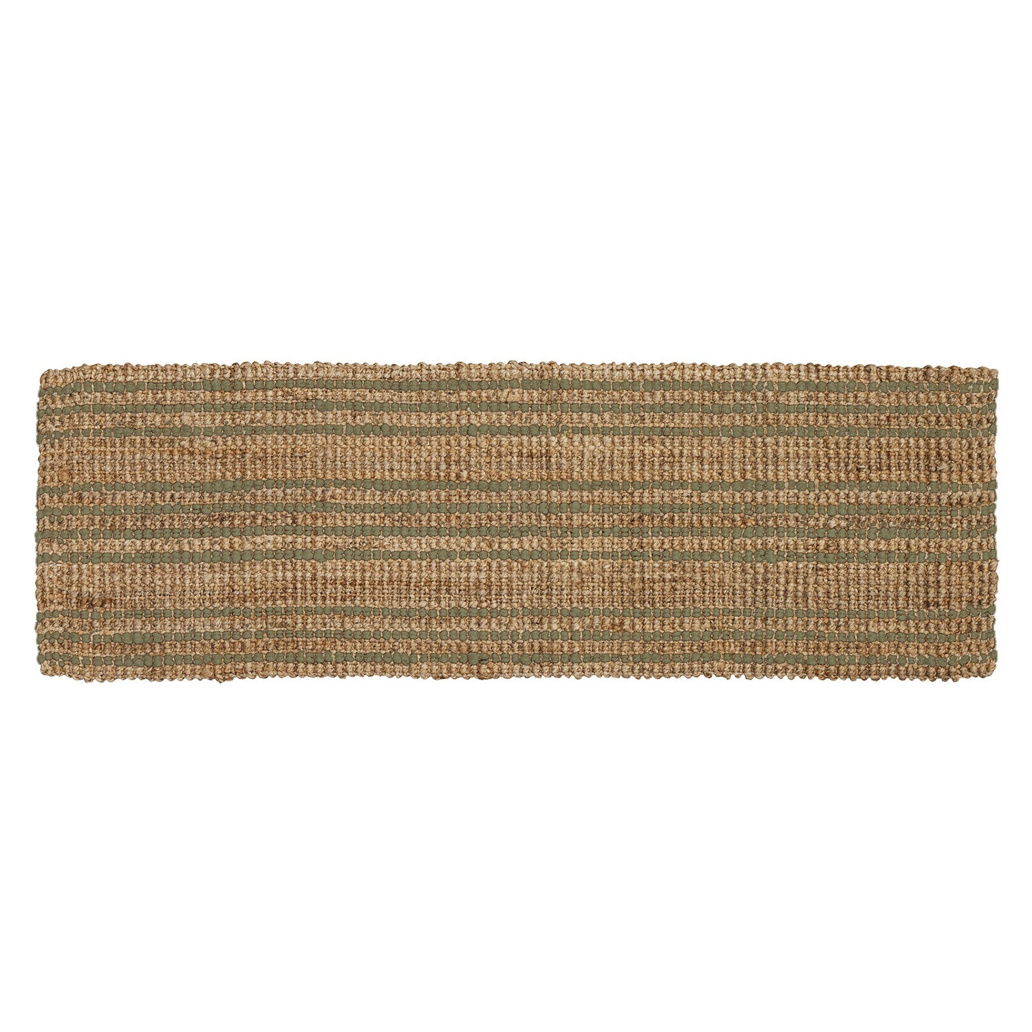 Julien Jute Floor Runner | Natural + Olive