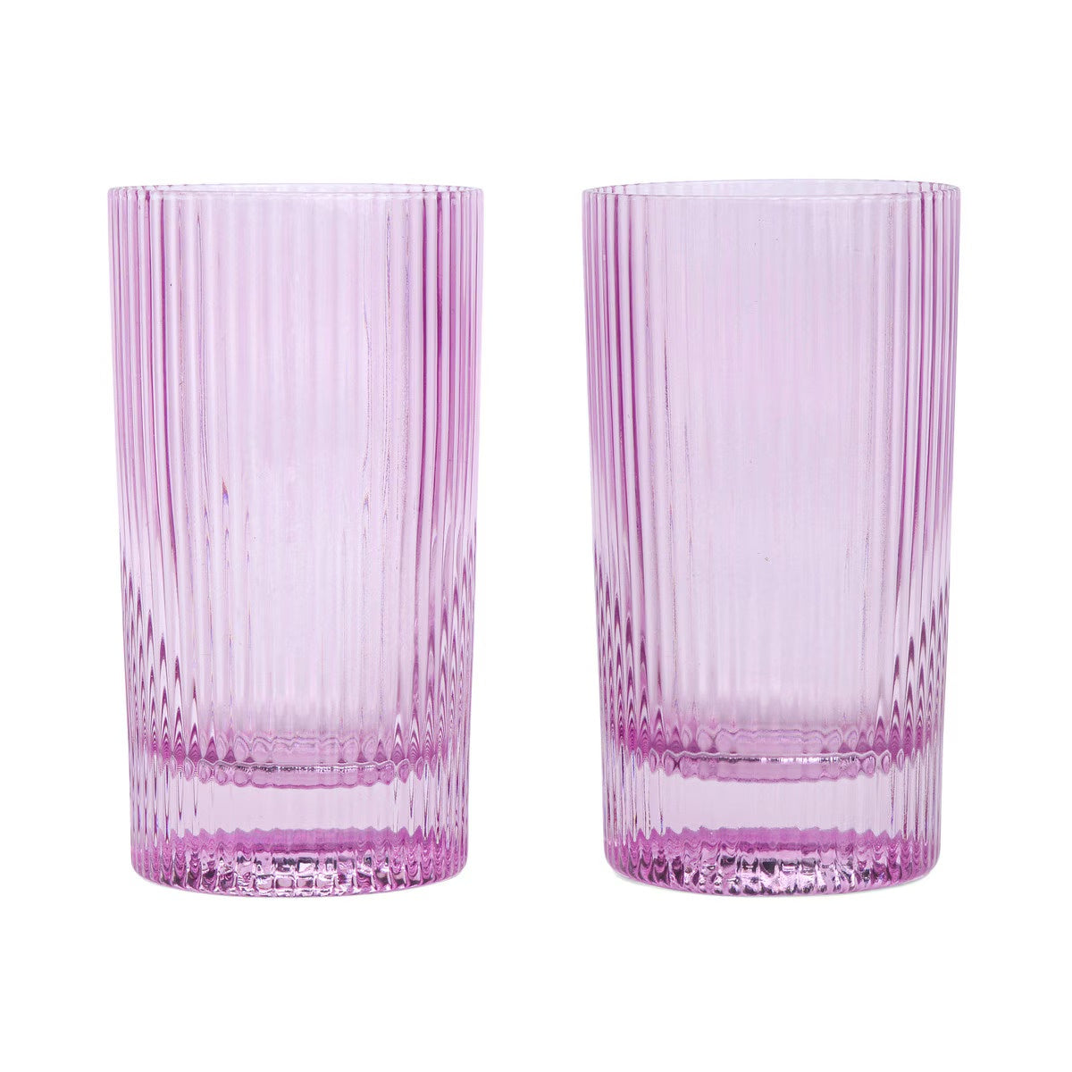 The Stella Highball Glass | Set of 2 Lilac