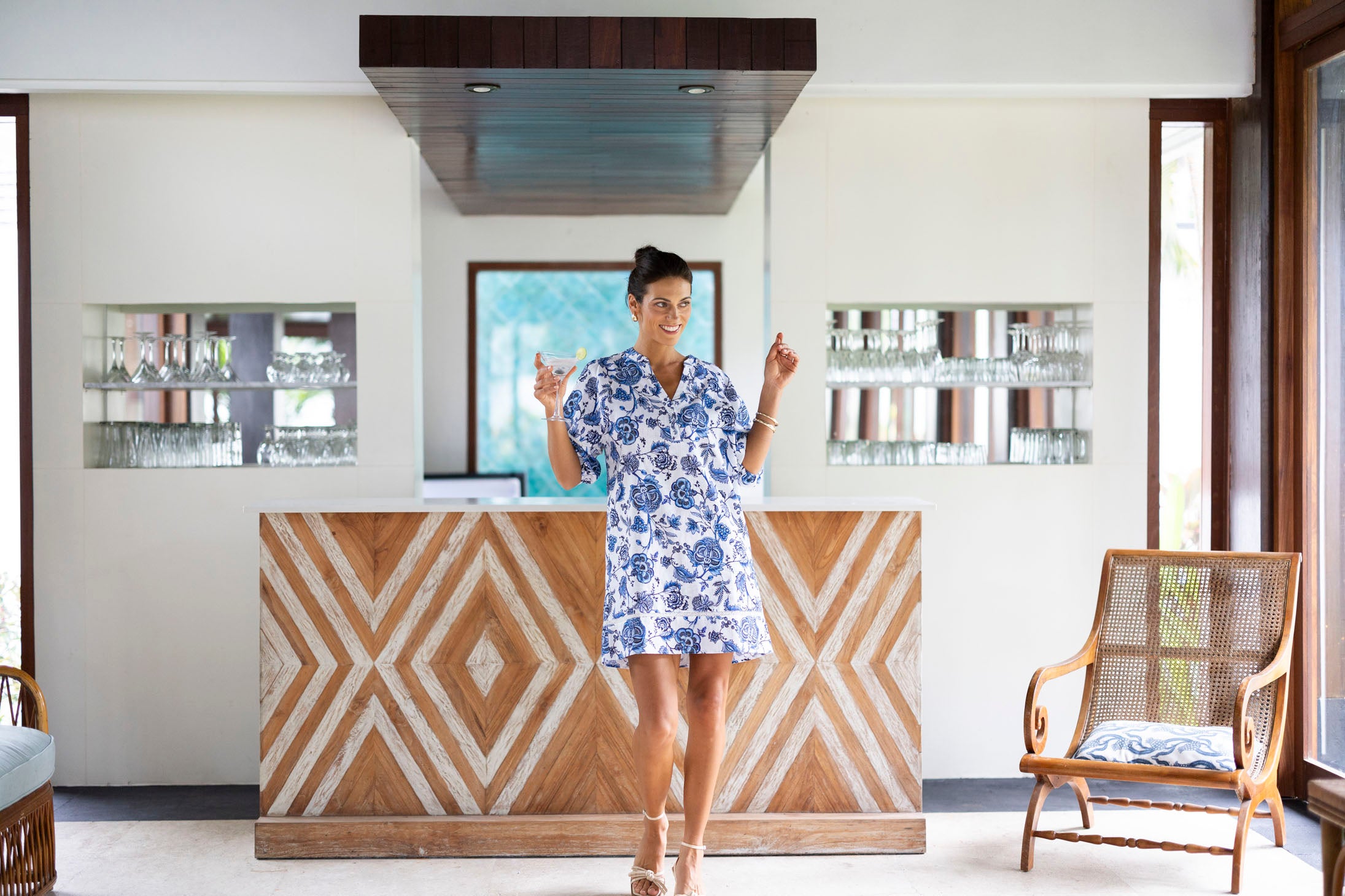 Rosa Shift Dress | Jardn Print