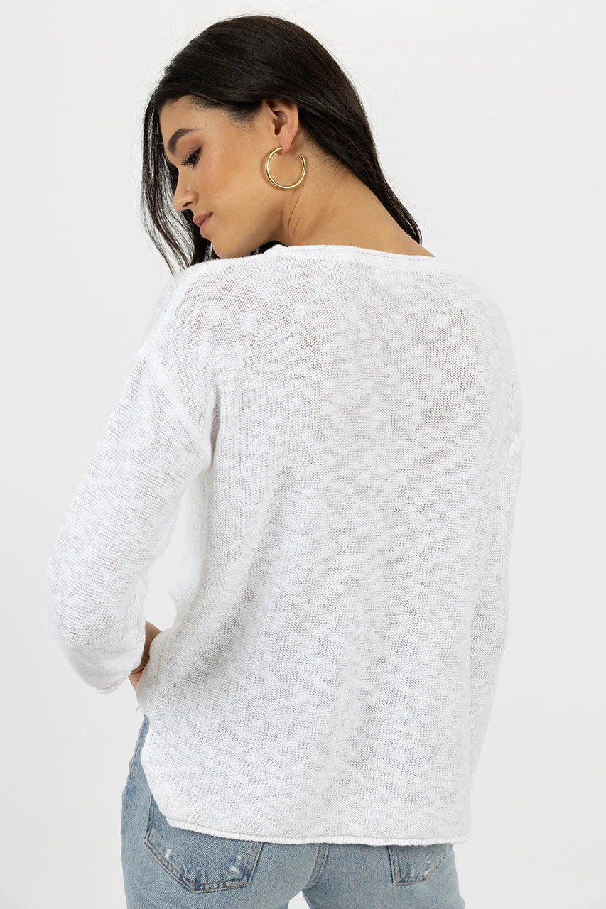 Sofia Sweater | White