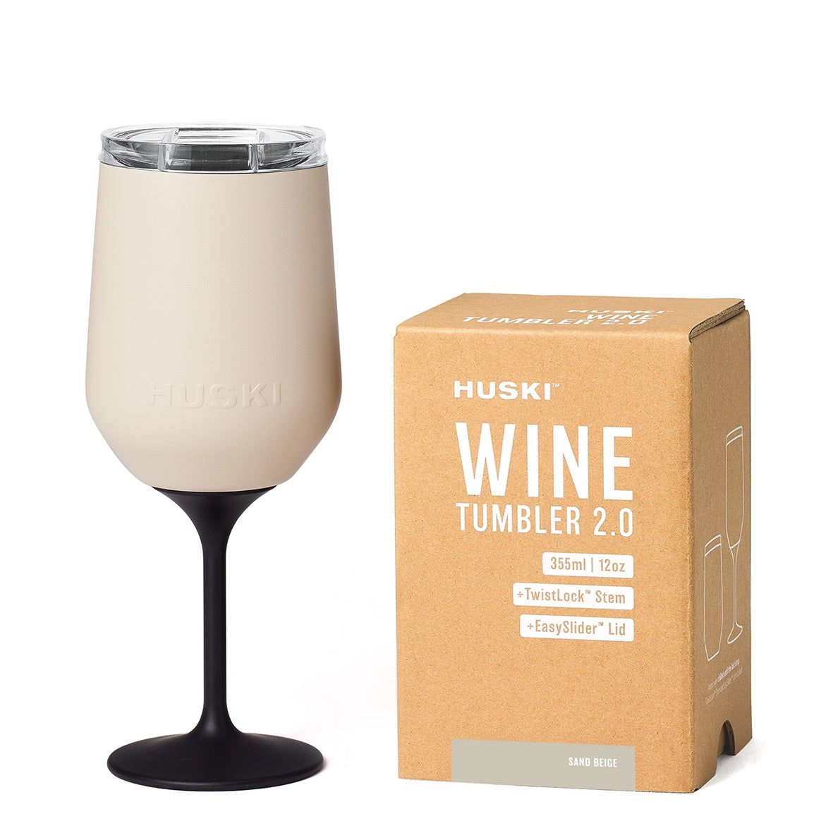 Huski Wine Tumbler | Sand Beige