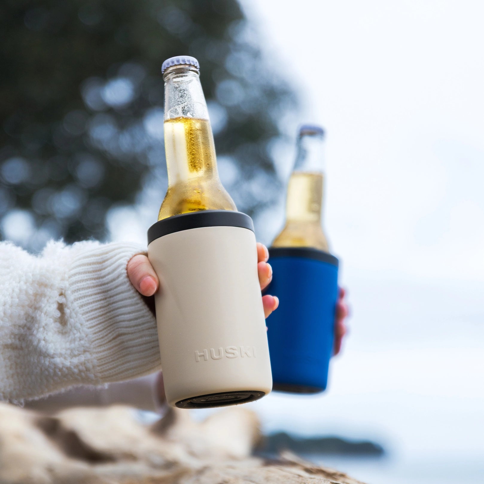 Huski Beer Cooler | Sand Beige