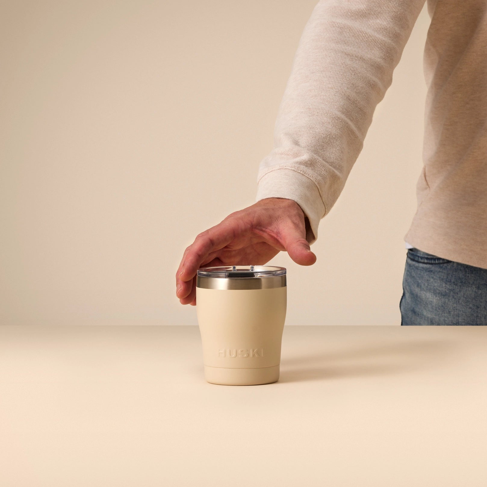 Huski Short Tumbler | Sand Beige