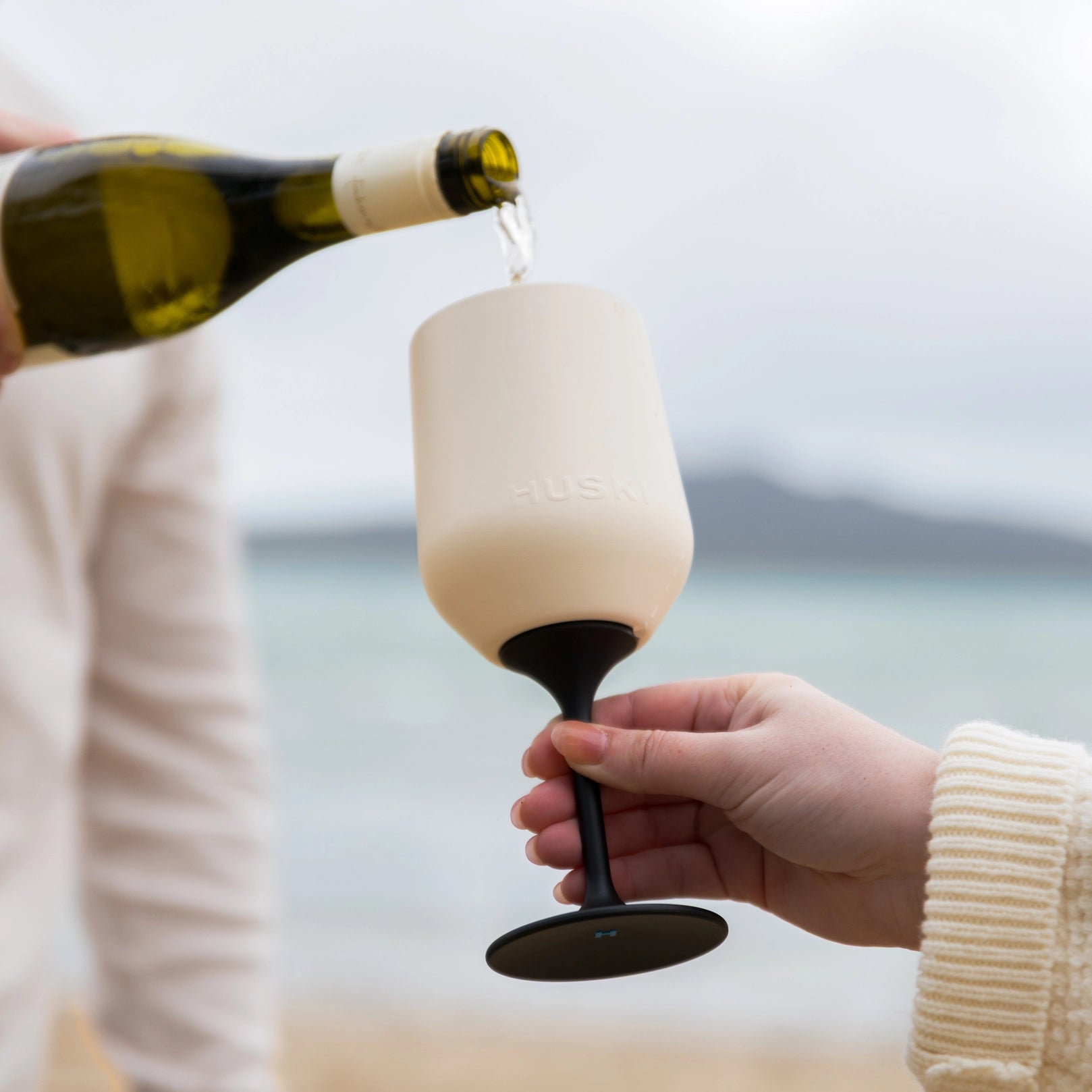 Huski Wine Tumbler | Sand Beige