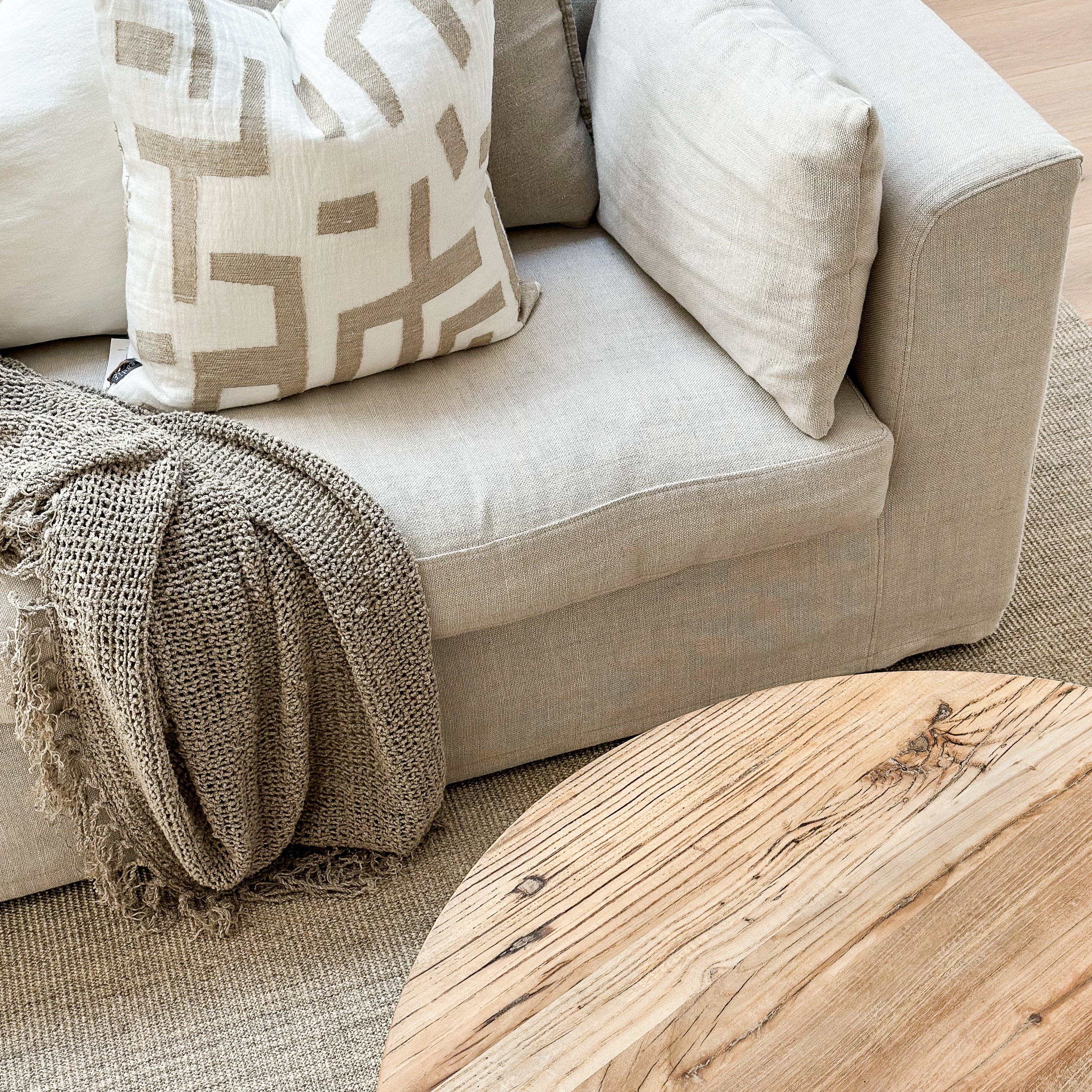 Farmhouse Round Coffee Table