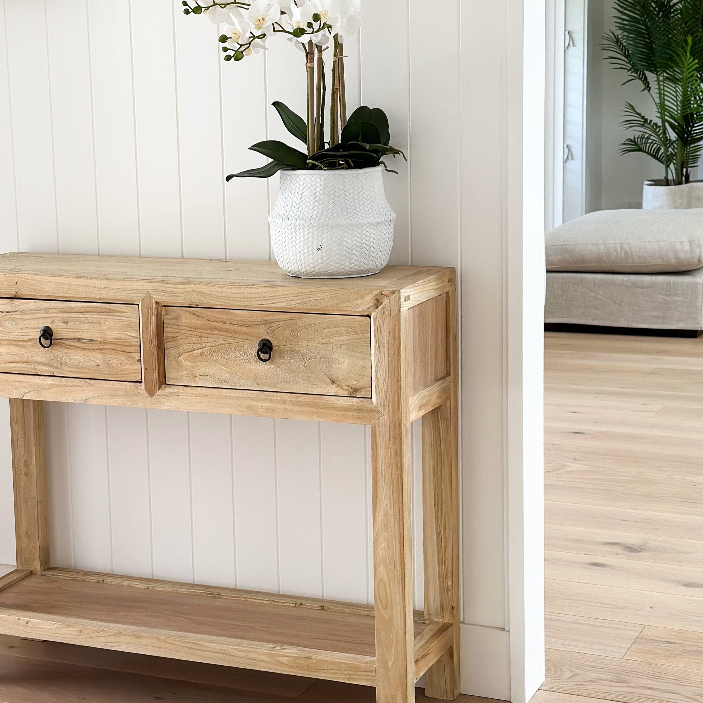 Brooklyn 2 Drawer Hall Table with Shelf