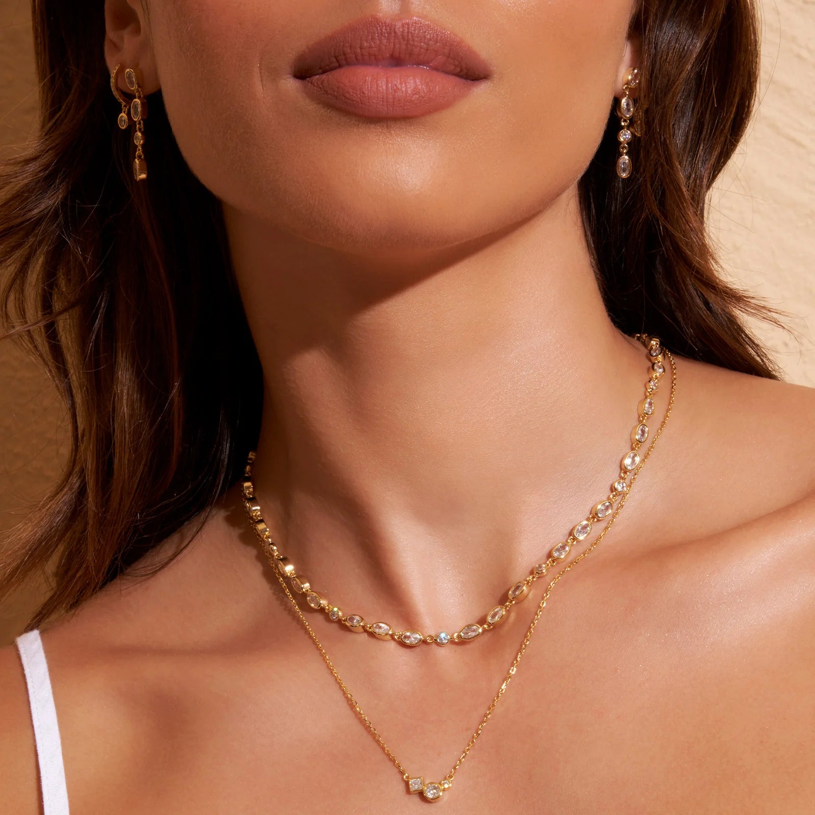 Isadora Stone Earrings | Gold