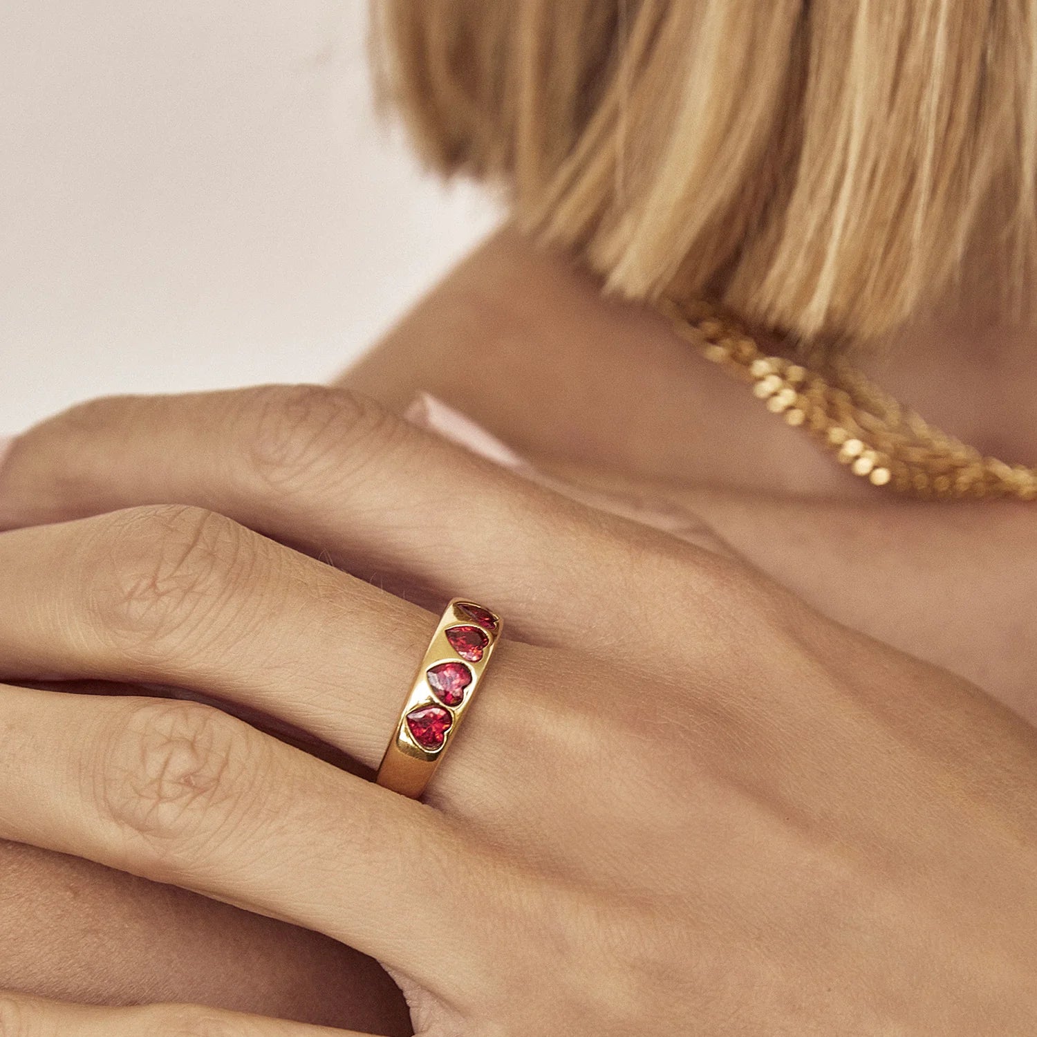 J'adore Red Ring | Gold