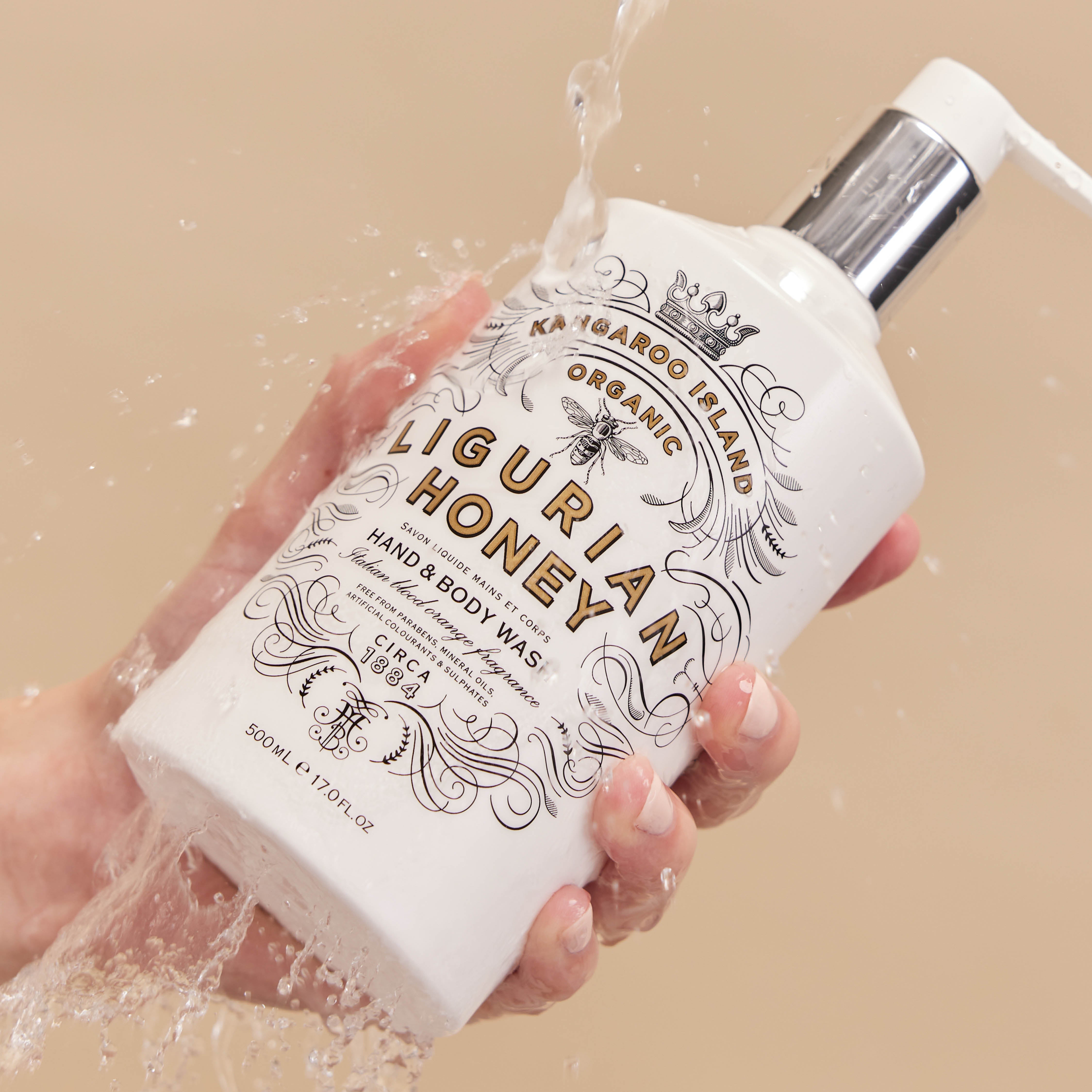 K.I. Ligurian Honey Hand & Body Wash 500ml