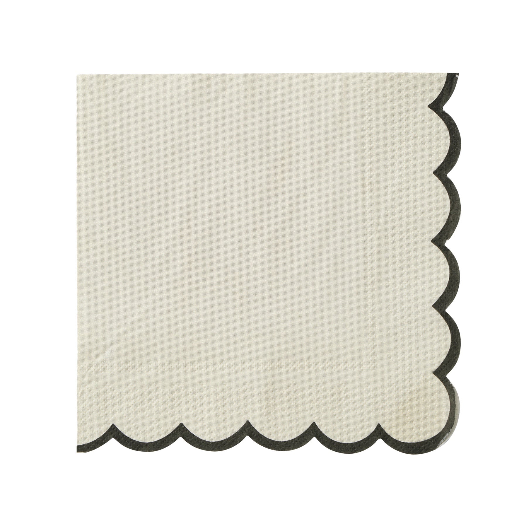 Halcyon Napkin | Ivory/Black 20 Pack