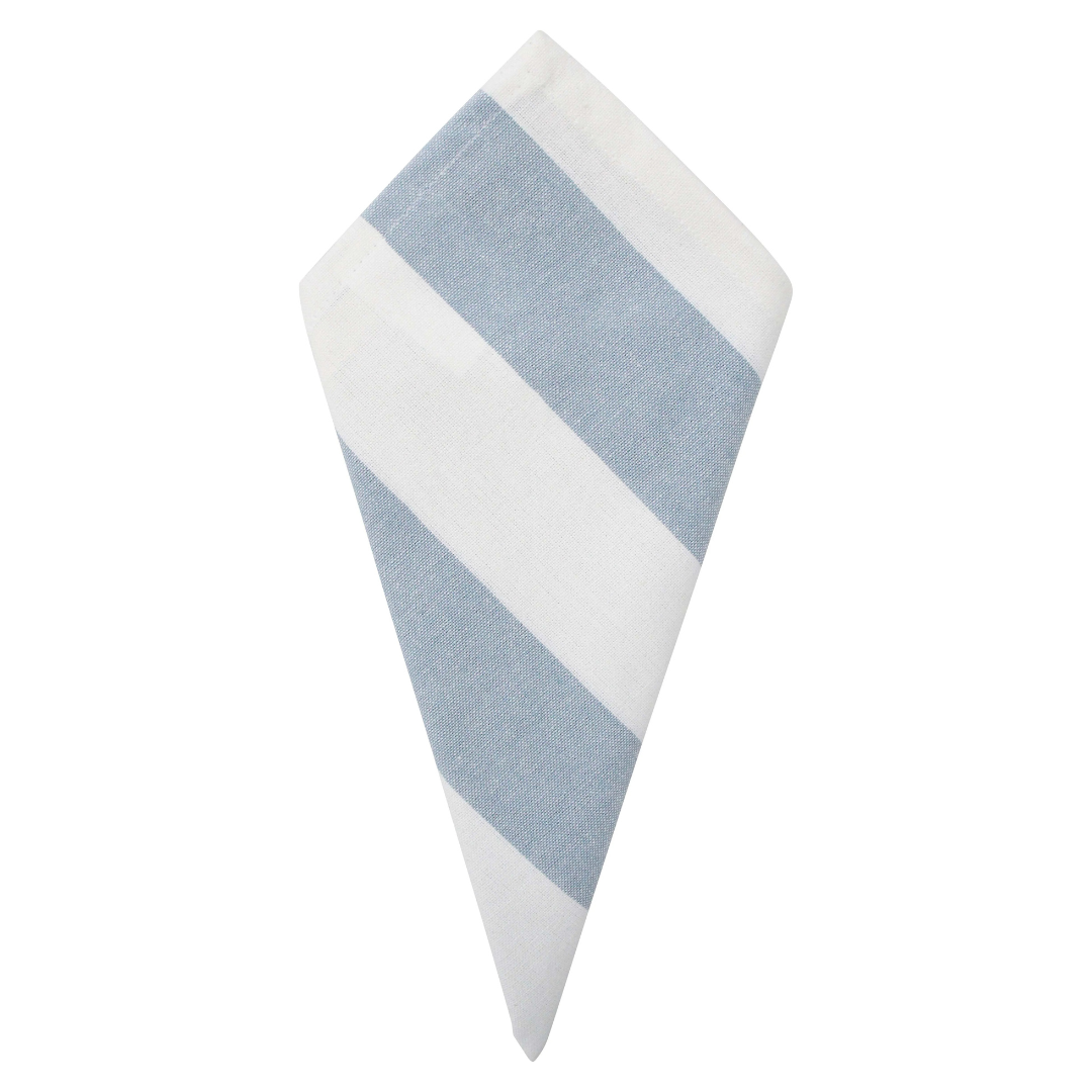 Chambray Stripe Napkin | Blue