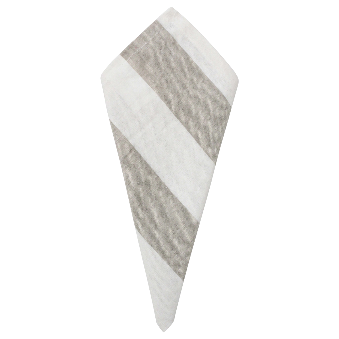 Chambray Stripe Napkin | Natural