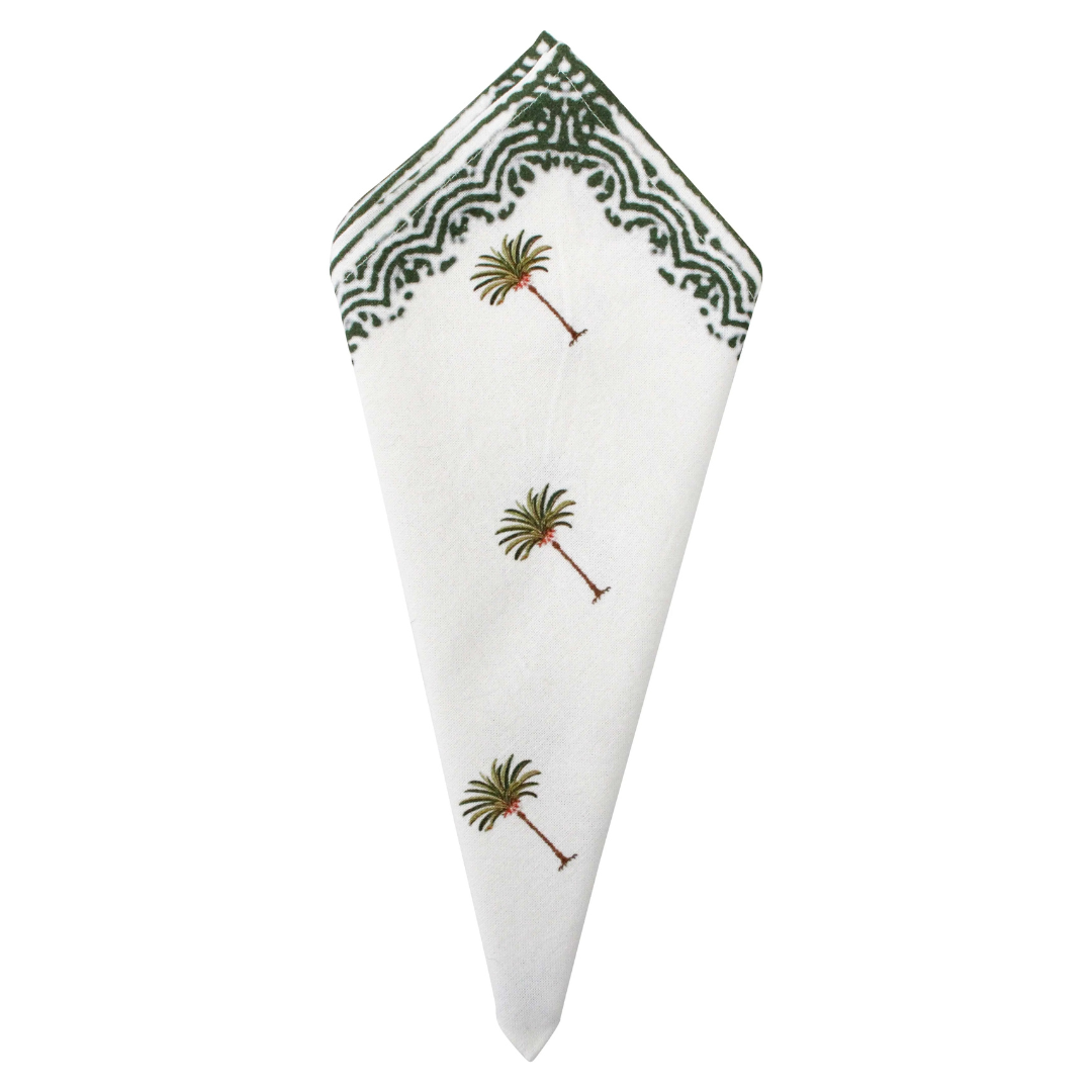 Napkin Palm Green