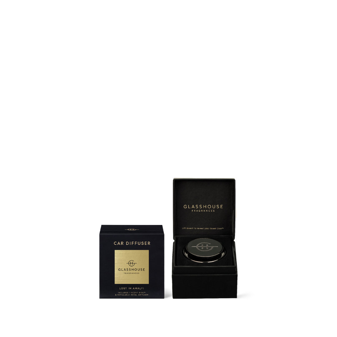 Lost In Amalfi Black Car Diffuser