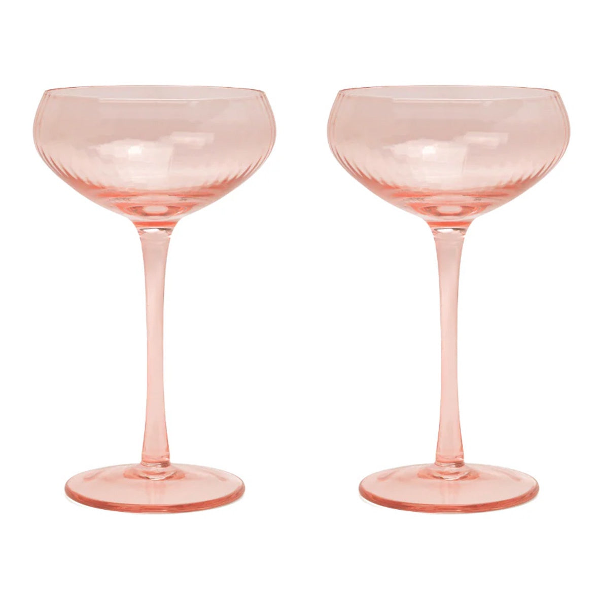 The Lou Coupe Glass | Set of 2 Blush