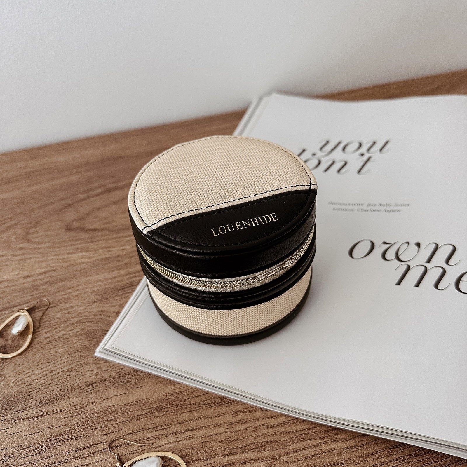 Loz Jewellery Box | Canvas/Black