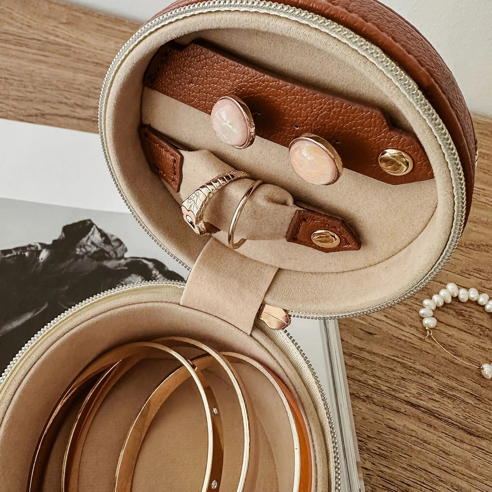 Loz Jewellery Box | Canvas/Tan