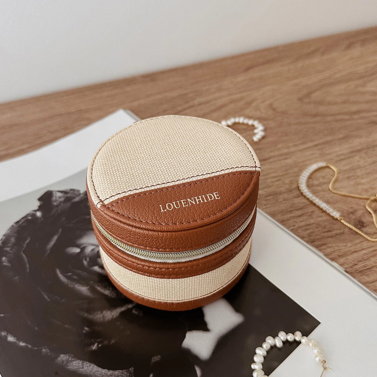 Loz Jewellery Box | Canvas/Tan