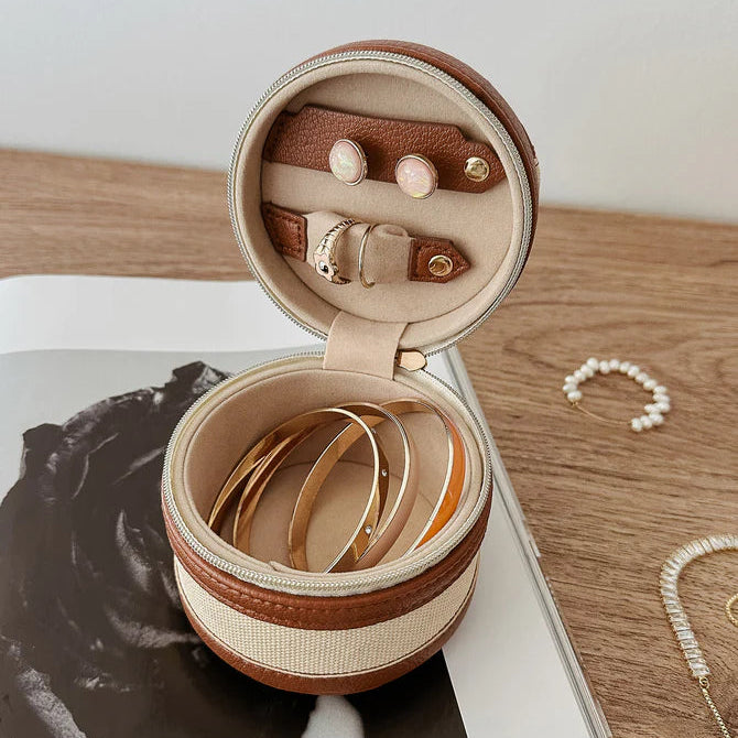 Loz Jewellery Box | Canvas/Tan