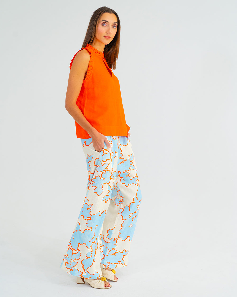 Lucia Top | Tangerine
