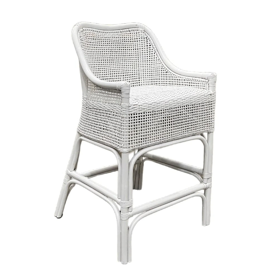 Malibu Kitchen Stool White