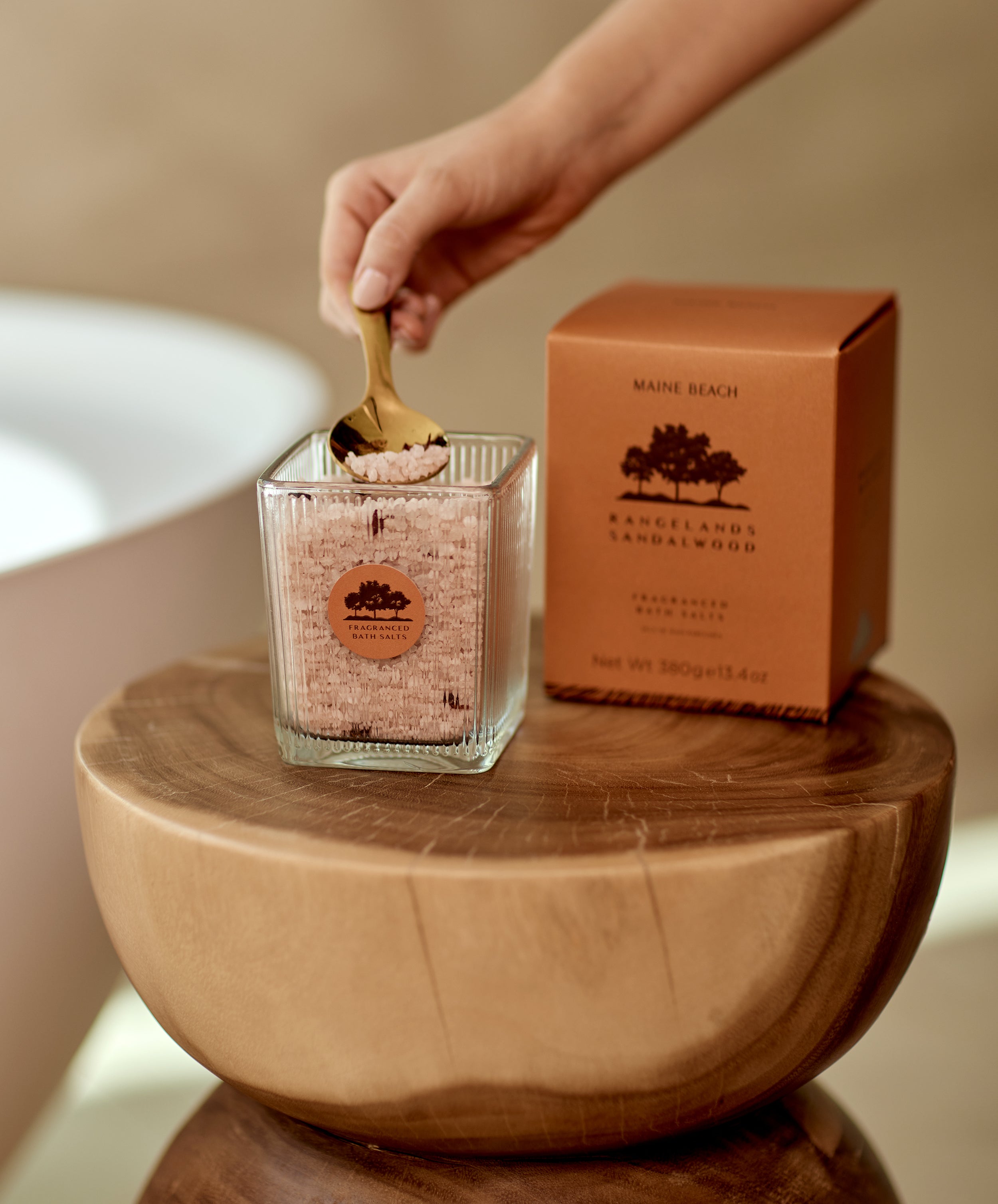 Sandalwood Fragranced Bath Salts 500g