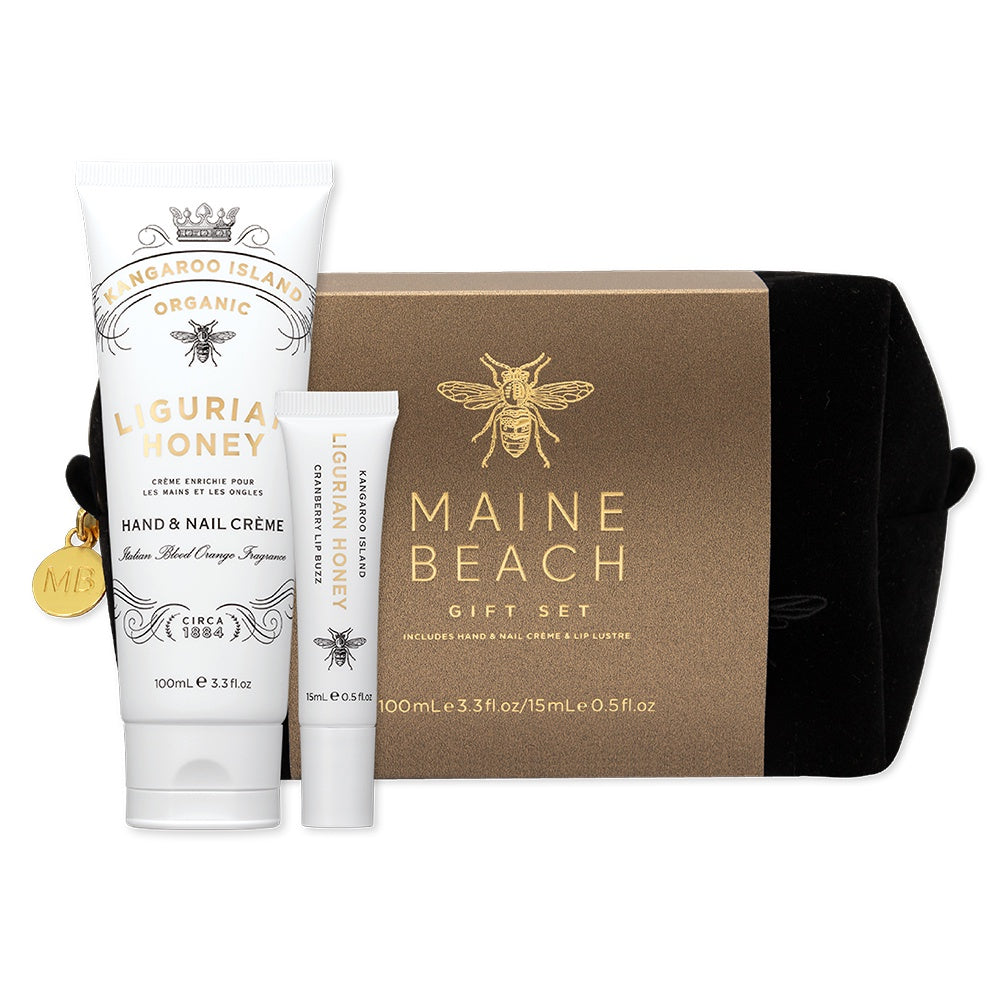 K.I. Ligurian Honey Vanity Bag Gift Set
